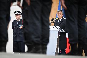 Darmanin Pays Tribute To Slain Officer - Paris