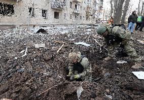Russian troops strike Kharkiv with modernized ammunition