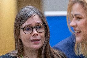 Prime Minister Of Iceland Katrin Jakobsdottir At The European Council