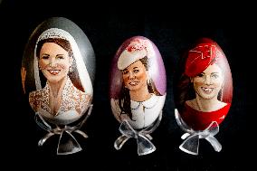 Royals Appear On Easter Eggs