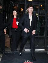 Logan Lerman seen leaving for 'The Tonight Show - NYC