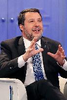 Matteo Salvini’s TV Appearance - Rome