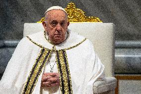 Pope Francis Leads Chrism Mass on Holy Thursday - Vatican