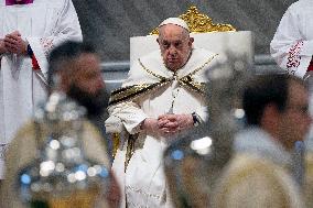 Pope Francis Leads Chrism Mass on Holy Thursday - Vatican