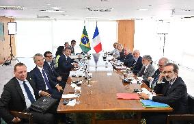 Macron And Lula At The Planalto Palace - Brasilia