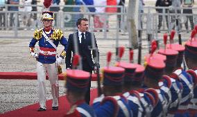 Macron And Lula At The Planalto Palace - Brasilia