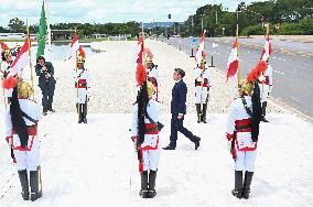 Macron And Lula At The Planalto Palace - Brasilia