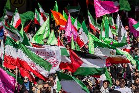 Religious Gathering In Solidarity With Palestinians - Tehran