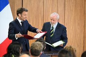 France-Brazil Bilateral Agreement Signing - Brazilia