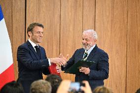 France-Brazil Bilateral Agreement Signing - Brazilia