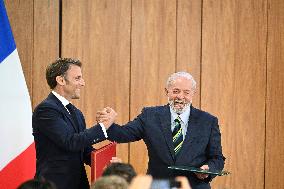 France-Brazil Bilateral Agreement Signing - Brazilia