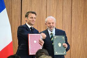 France-Brazil Bilateral Agreement Signing - Brazilia
