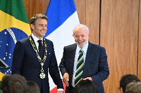 France-Brazil Bilateral Agreement Signing - Brazilia