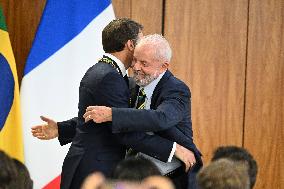 France-Brazil Bilateral Agreement Signing - Brazilia