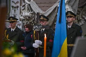 Funeral of Ihor Yukhnovskyi in Lviv
