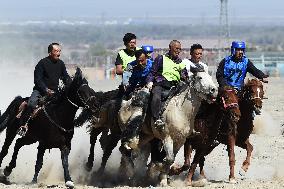 Sheep Snatch Competition in Turpan