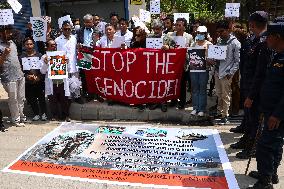 Nepali Medical Professionals Stand In Solidarity With Gaza.