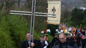 Traditional Good Friday Easter Procession In Bottrop