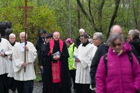 Traditional Good Friday Easter Procession In Bottrop