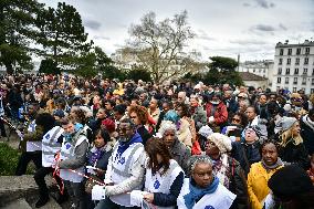 Stations of the Cross procession in Paris