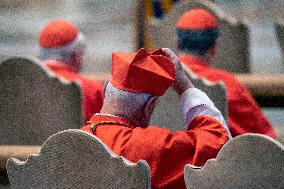 Pope Francis At The Liturgy Of The Lord's Passion on Good Friday - Vatican