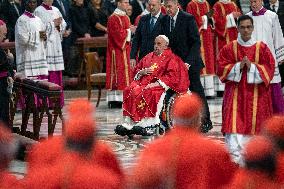 Pope Francis At The Liturgy Of The Lord's Passion on Good Friday - Vatican