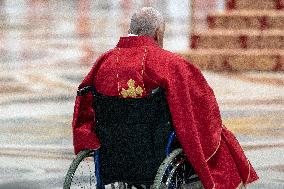 Pope Francis At The Liturgy Of The Lord's Passion on Good Friday - Vatican