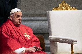 Pope Francis At The Liturgy Of The Lord's Passion on Good Friday - Vatican