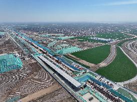 CHINA-HEBEI-XIONG'AN NEW AREA-XIONG'AN-XINZHOU HIGH-SPEED RAILWAY-CONSTRUCTION (CN)