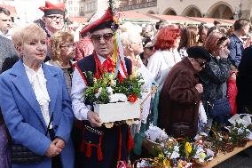 Easter Baskets Blessing In Krakow