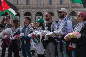 Pro-Palestine Rally - Rome