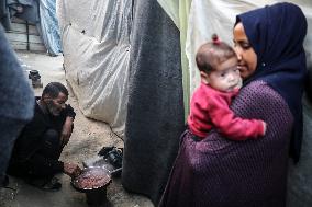 Shelter For Displaced People In Deir al-Balah