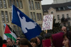 Easter Peace March In Duesseldorf