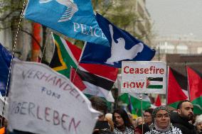 Easter Peace March In Duesseldorf