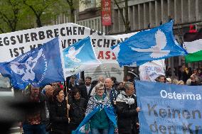 Easter Peace March In Duesseldorf