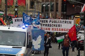 Easter Peace March In Duesseldorf