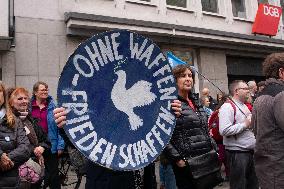 Easter Peace March In Duesseldorf