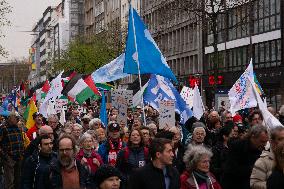 Easter Peace March In Duesseldorf