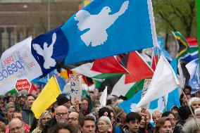 Easter Peace March In Duesseldorf