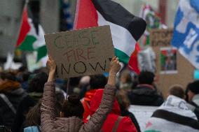 Easter Peace March In Duesseldorf