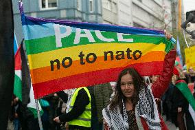 Easter Peace March In Duesseldorf