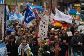 Easter Peace March In Duesseldorf