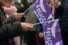 Easter Peace March In Duesseldorf