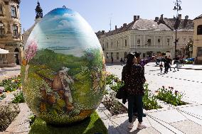 HUNGARY-PECS-EASTER-DECORATION