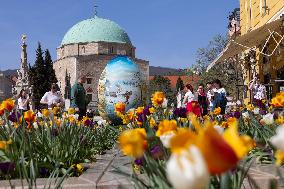 HUNGARY-PECS-EASTER-DECORATION
