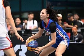 (SP)SINGAPORE-BASKETBALL-FIBA 3X3 ASIA CUP-WOMEN-CHN VS MGL