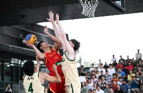 (SP)SINGAPORE-BASKETBALL-FIBA 3X3 ASIA CUP-MEN-CHN VS AUS