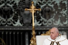 Pope Francis Presides Over Easter Mass And Urbi Et Orbi Blessing At The Vatican