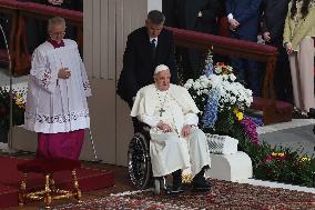 Pope Francis Presides Easter Mass - Vatican