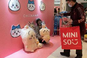 MINISO X Chiikawa Themed Pop-up Shop in Shanghai
